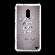 Coque Nokia Lumia 620 Brave Violet Citation Oscar Wilde