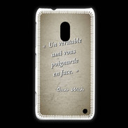 Coque Nokia Lumia 620 Ami poignardée Sepia Citation Oscar Wilde