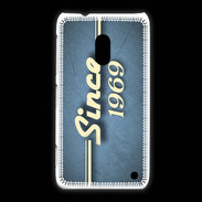 Coque Nokia Lumia 620 Since 1969 Bleu