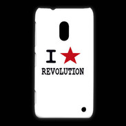 Coque Nokia Lumia 620 I love Revolution