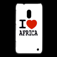 Coque Nokia Lumia 620 I love Africa