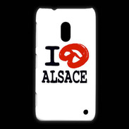 Coque Nokia Lumia 620 I love Alsace 2