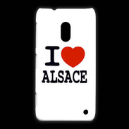 Coque Nokia Lumia 620 I love Alsace