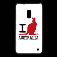Coque Nokia Lumia 620 I love Australia 2
