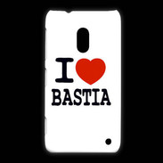 Coque Nokia Lumia 620 I love Bastia