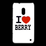Coque Nokia Lumia 620 I love Berry