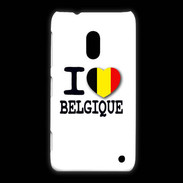Coque Nokia Lumia 620 I love Belgique 2
