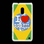 Coque Nokia Lumia 620 I love Brazil 3