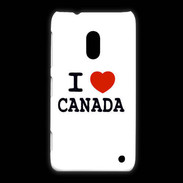 Coque Nokia Lumia 620 I love Canada