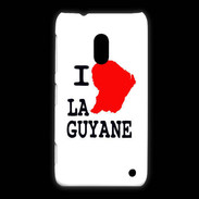 Coque Nokia Lumia 620 I love Guyane 2