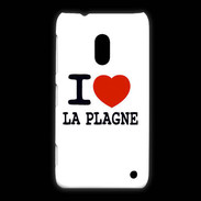 Coque Nokia Lumia 620 I love La Plagne