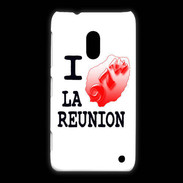 Coque Nokia Lumia 620 I love La Réunion 2