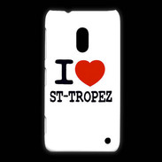 Coque Nokia Lumia 620 I love Saint Tropez