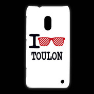 Coque Nokia Lumia 620 I love Toulon 2