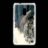 Coque Nokia Lumia 620 Coque Dauphin et vague