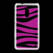 Coque Nokia Lumia 620 zèbre rose & noir