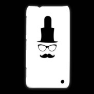 Coque Nokia Lumia 620 chapeau moustache