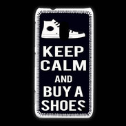 Coque Nokia Lumia 620 Keep Calm Buy Shoes Noir