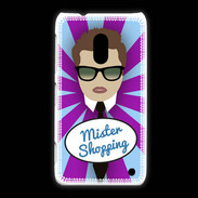 Coque Nokia Lumia 620 Mister Shopping Chatain