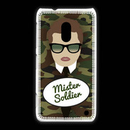 Coque Nokia Lumia 620 Mister Soldier Chatain