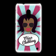 Coque Nokia Lumia 620 Miss Clubbing Black