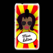 Coque Nokia Lumia 620 Miss Latina Black