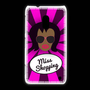 Coque Nokia Lumia 620 Miss Shopping Black