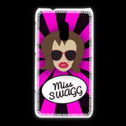 Coque Nokia Lumia 620 Miss Swag Chatain