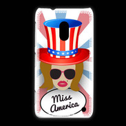 Coque Nokia Lumia 620 Miss USA Rousse