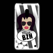 Coque Nokia Lumia 620 Miss Bretagne Brune