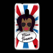 Coque Nokia Lumia 620 Miss France Black