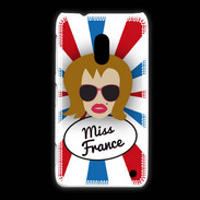 Coque Nokia Lumia 620 Miss France Rousse