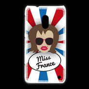 Coque Nokia Lumia 620 Miss France Chatain