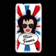 Coque Nokia Lumia 620 Miss France Brune