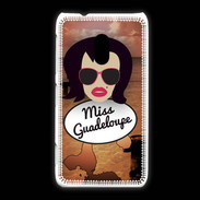 Coque Nokia Lumia 620 Miss Guadeloupe Brune