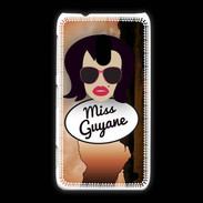Coque Nokia Lumia 620 Miss Guyane Brune