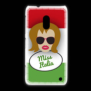 Coque Nokia Lumia 620 Miss Italie Rousse