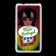 Coque Nokia Lumia 620 Miss Portugal Black
