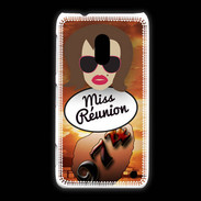 Coque Nokia Lumia 620 Miss Réunion Chatain