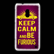 Coque Nokia Lumia 620 Keep Calm and Be Furious Rose