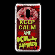 Coque Nokia Lumia 620 Keep Calm and Kill Zombies Rouge