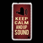 Coque Nokia Lumia 620 Keep Calm and Up Sound Rouge