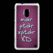 Coque Nokia Lumia 620 LOL MDR Rose ZG