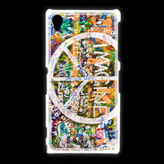 Coque Sony Xpéria Z1 Symbole de la paix Imagine