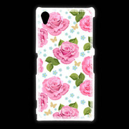 Coque Sony Xpéria Z1 Vintage Rose 3
