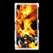 Coque Sony Xpéria Z1 Pompier soldat du feu
