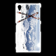 Coque Sony Xpéria Z1 Paire de ski en montagne