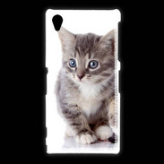 Coque Sony Xpéria Z1 chaton gris 4
