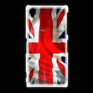 Coque Sony Xpéria Z1 Drapeau anglais grunge