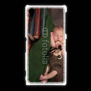 Coque Sony Xpéria Z1 Bébé dormant sur des livres